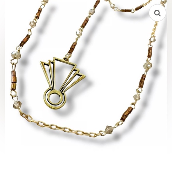 Free People Ariana Ost Lotus Layered Gold Choker - Picture 2 of 6